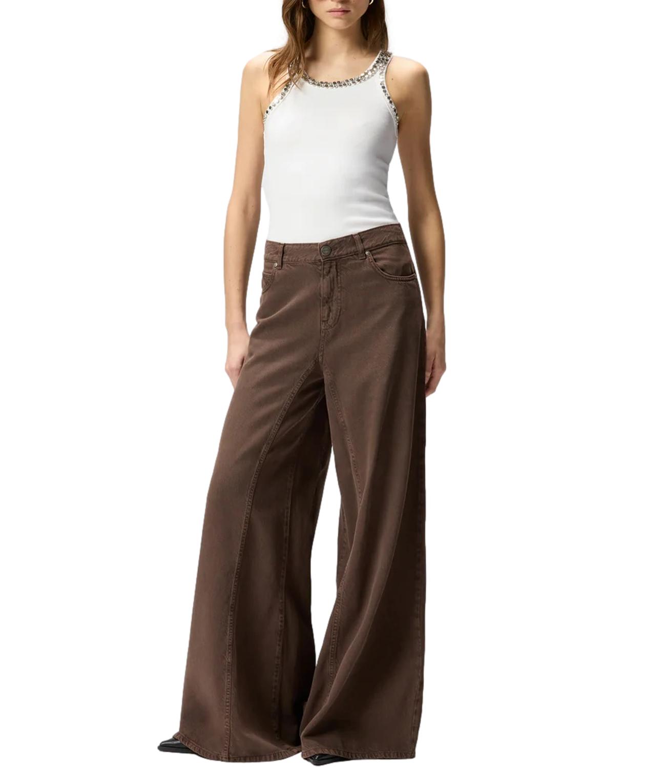 Pinko Canotta coriandoli bianco brillante donna