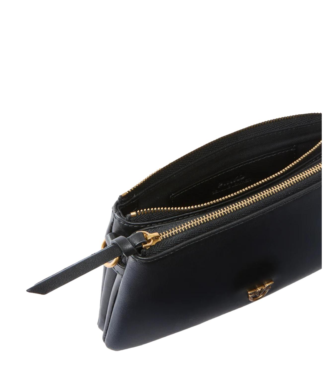 Pinko borsa Double Mini nero donna