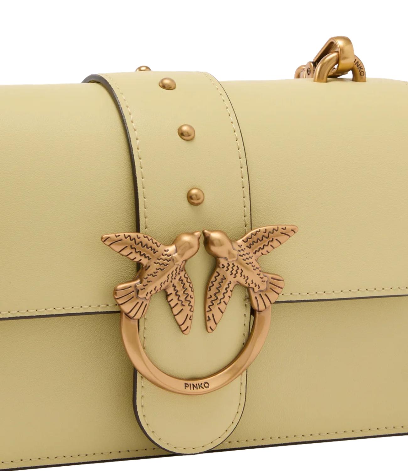 Pinko Love Bag One Mini giallo donna
