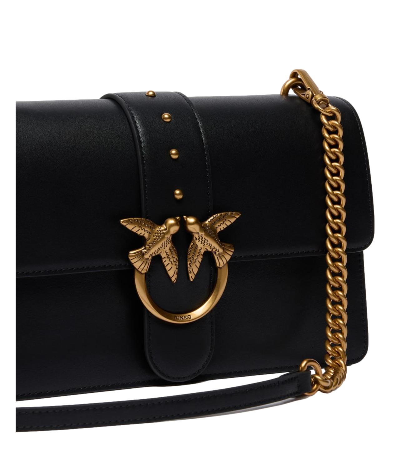 Pinko Love One Classic bag nero donna