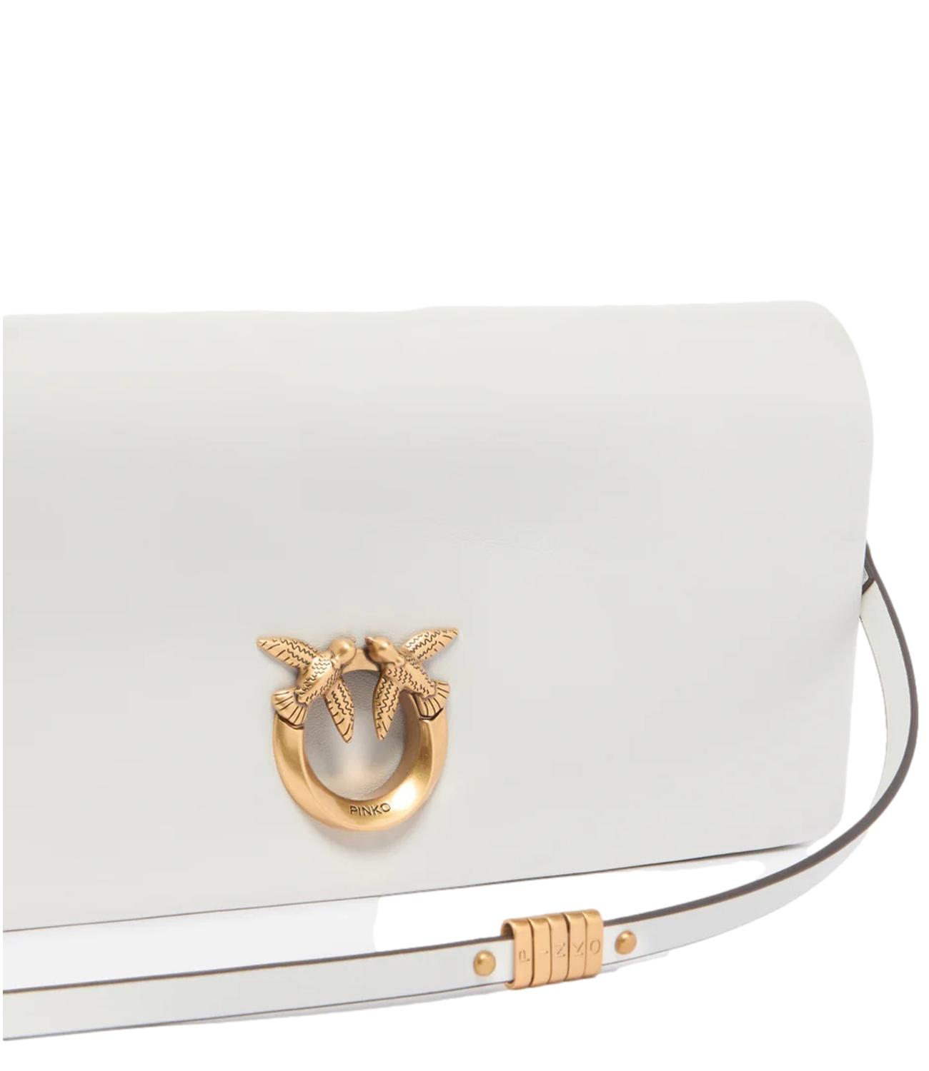 Pinko borsat Horizontal Classic bianco donna