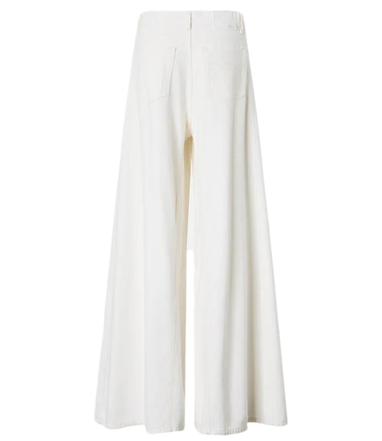 Pinko Winona Wide Leg Bull bianco donna