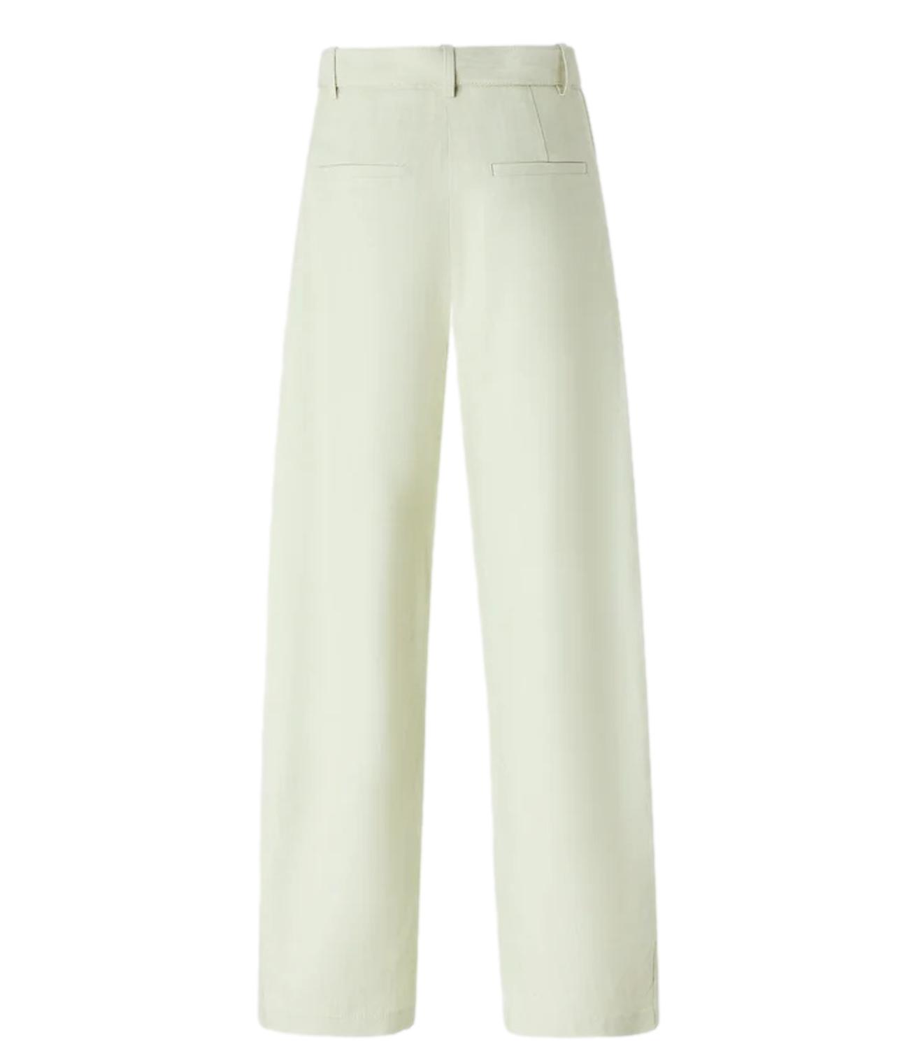 Pinko Lexy Pantalone Frisottino verde marina donna