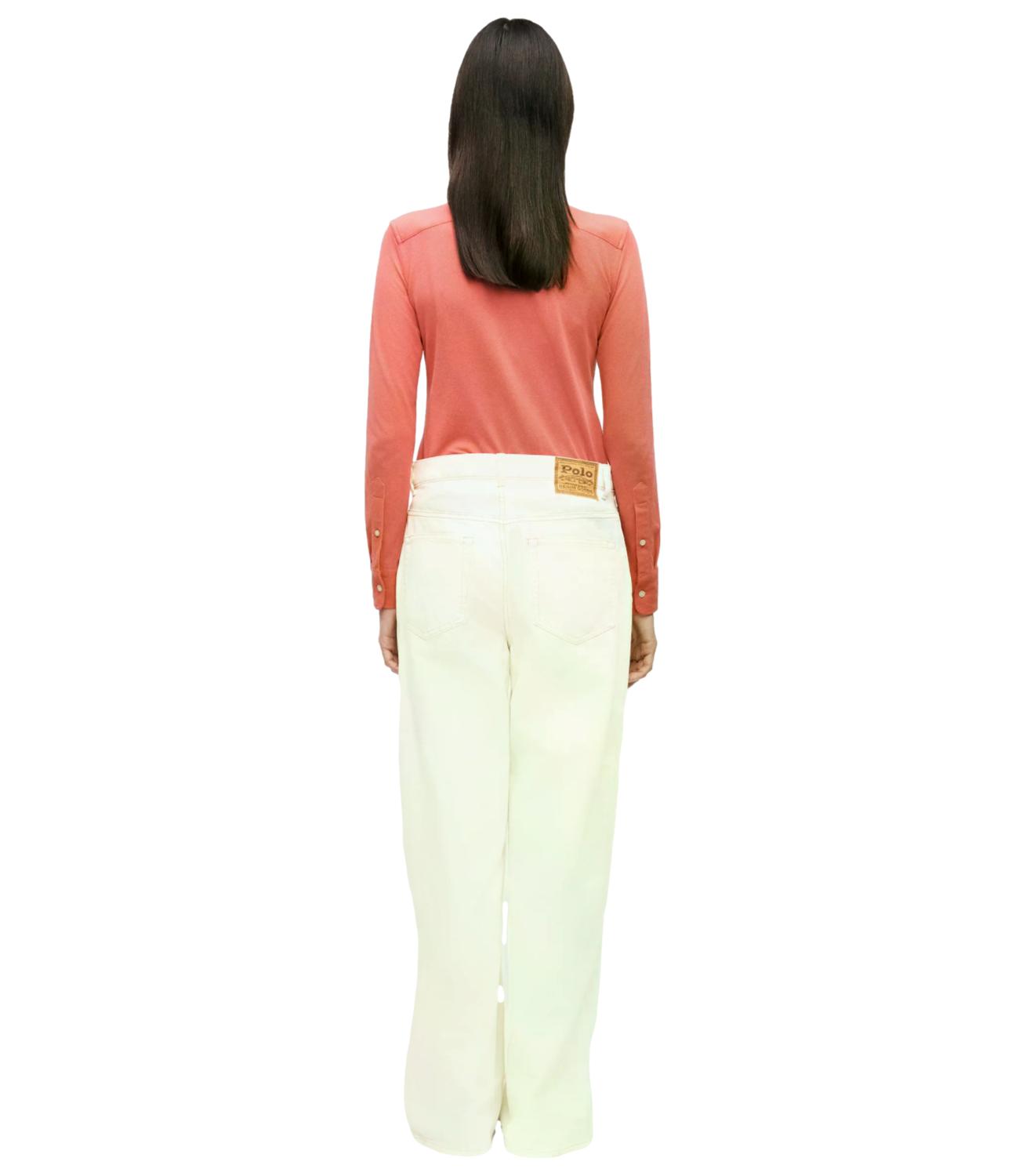 Jeans bianco RL Woven-Wide Leg-Pants