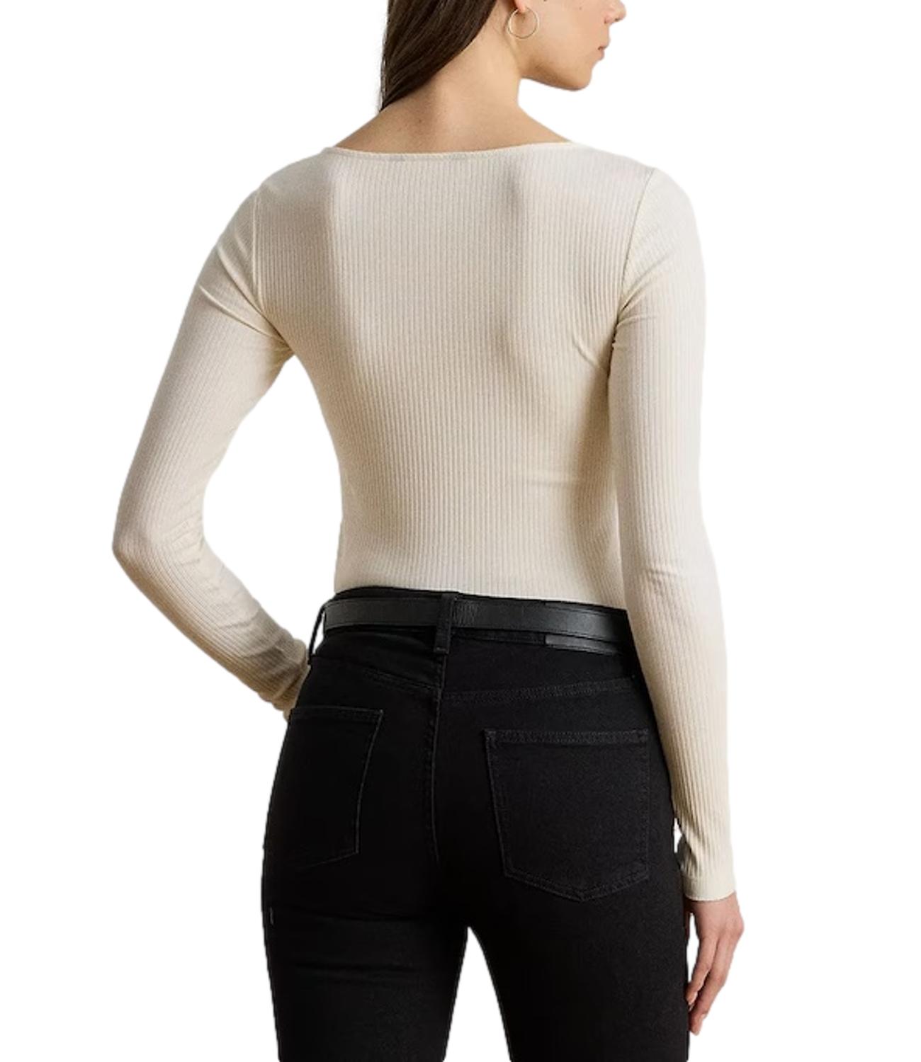 Judy-Mid Sleeve-T-Shirt beige