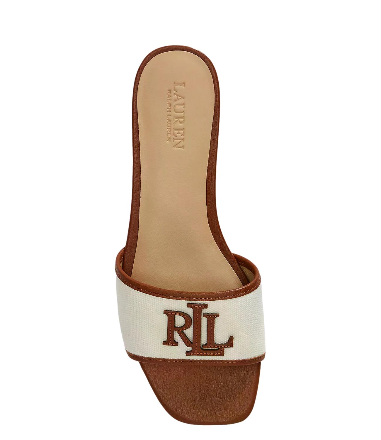 Ralph Lauren Everley Sld2-Sandals-Slide Naturale Donna