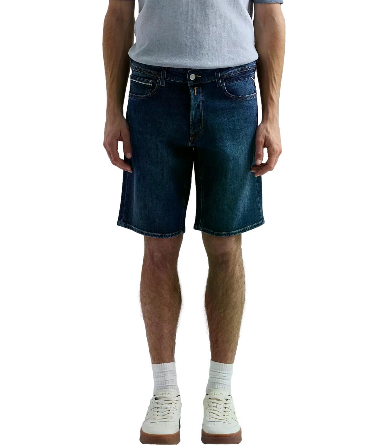 Replay Bermuda GROVER Denim Scuro Uomo