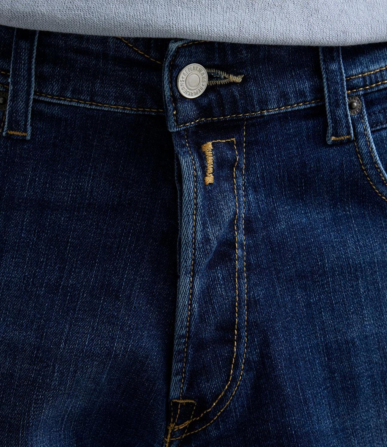 Replay Bermuda GROVER Denim Scuro Uomo