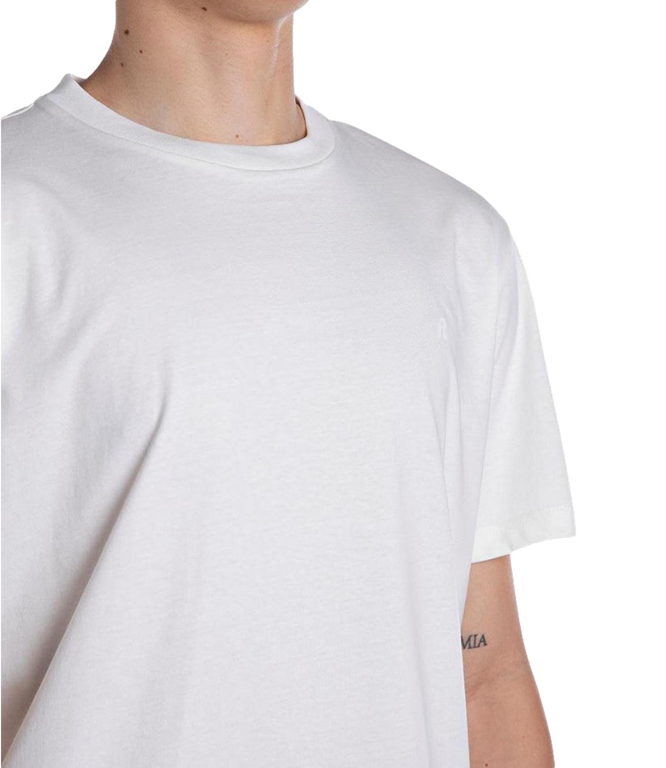 T-Shirt Replay Uomo Bianca Jersey