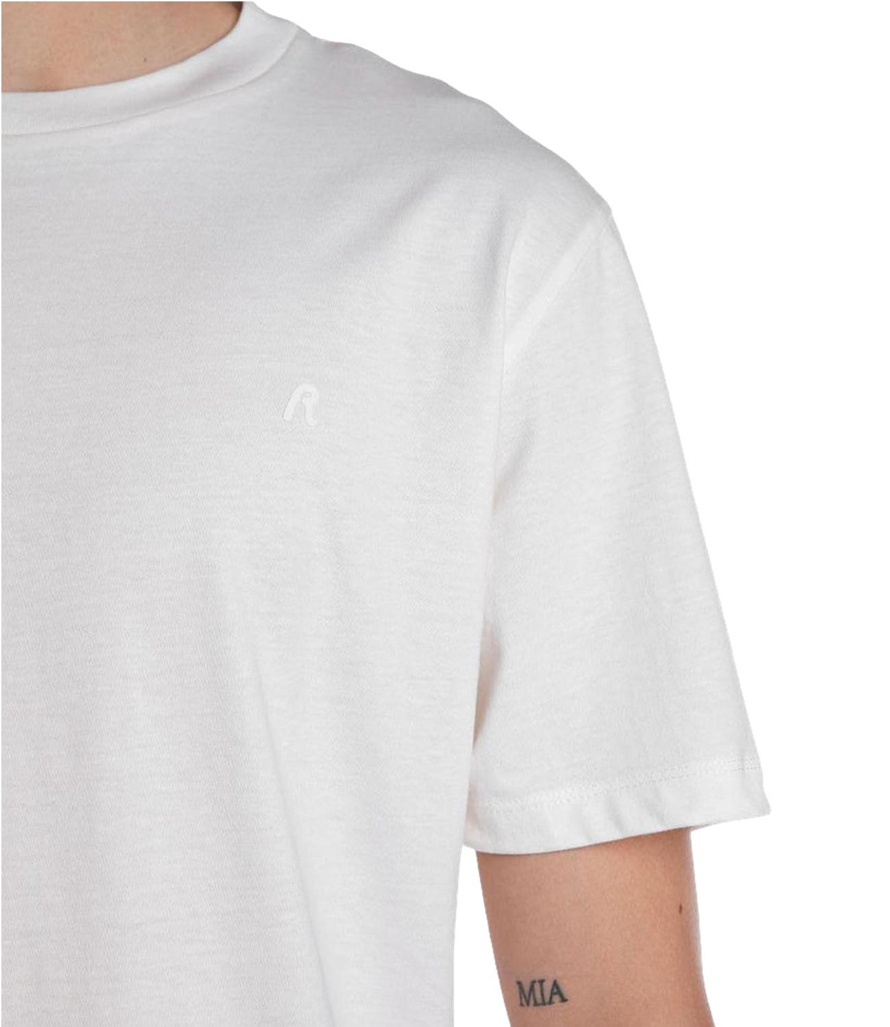 T-Shirt Replay Uomo Bianca Jersey