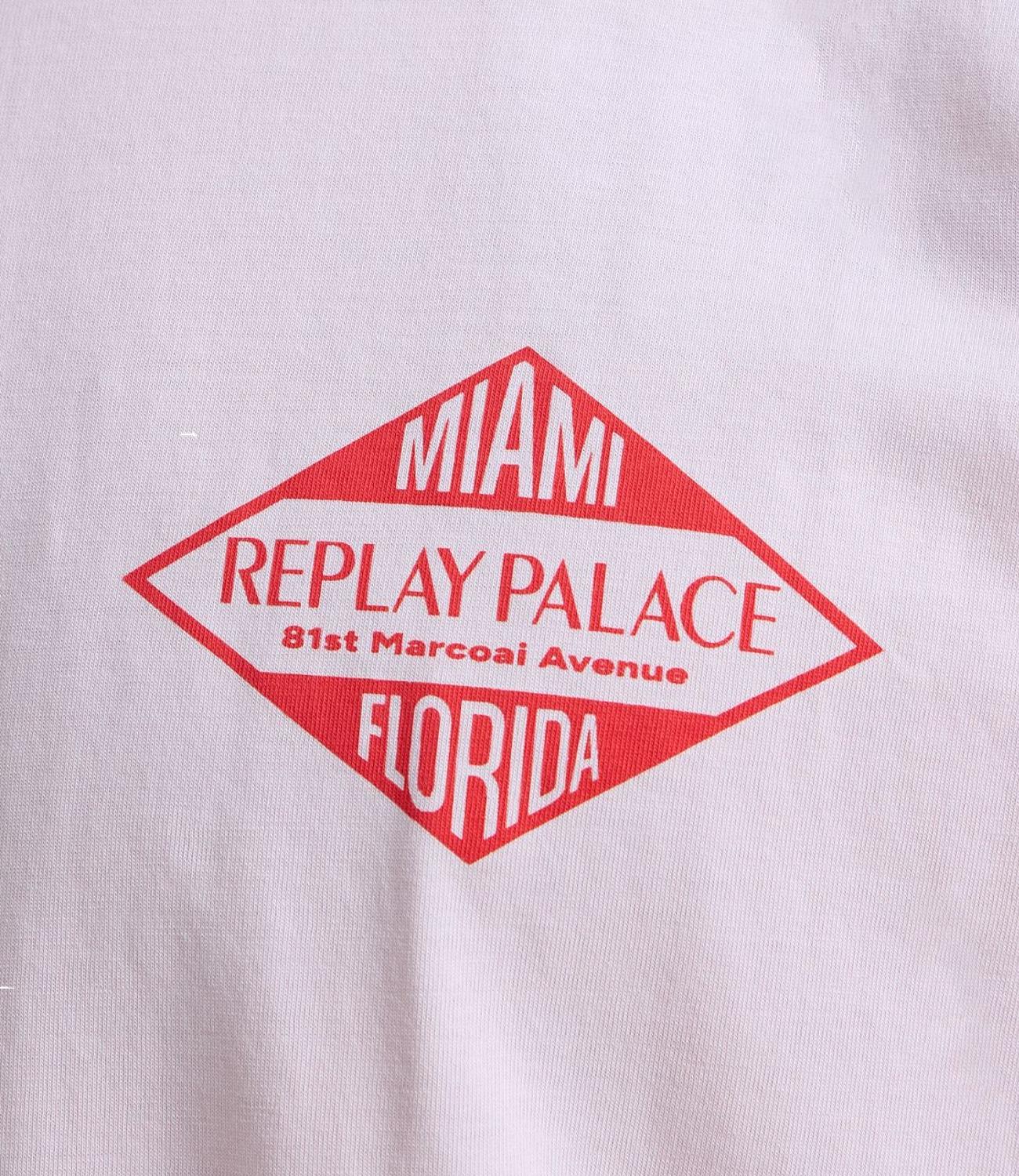 T-Shirt Replay Uomo Rosa