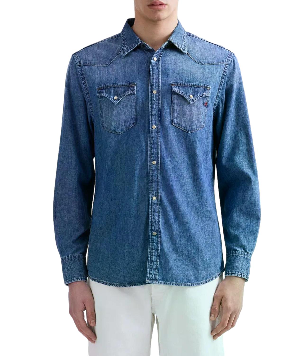 Replay Camicia Denim Uomo