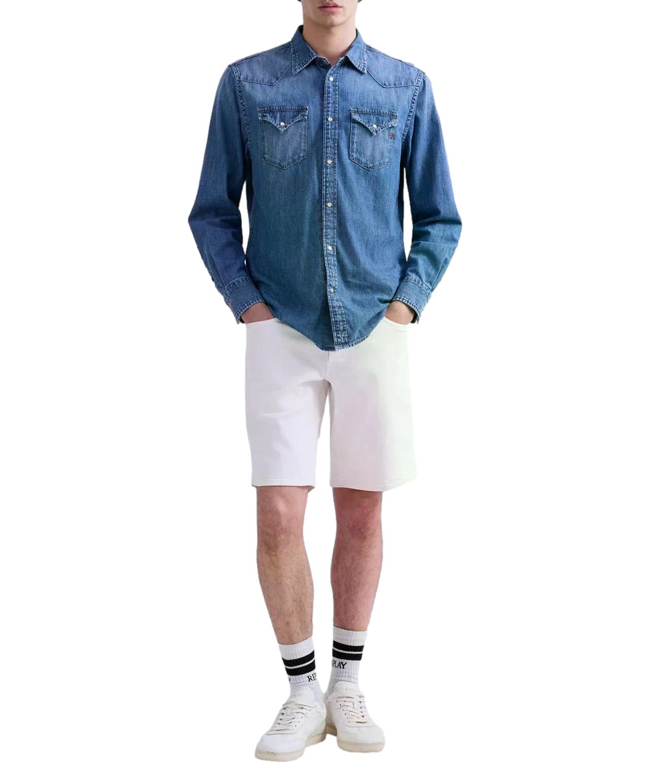 Replay Camicia Denim Uomo