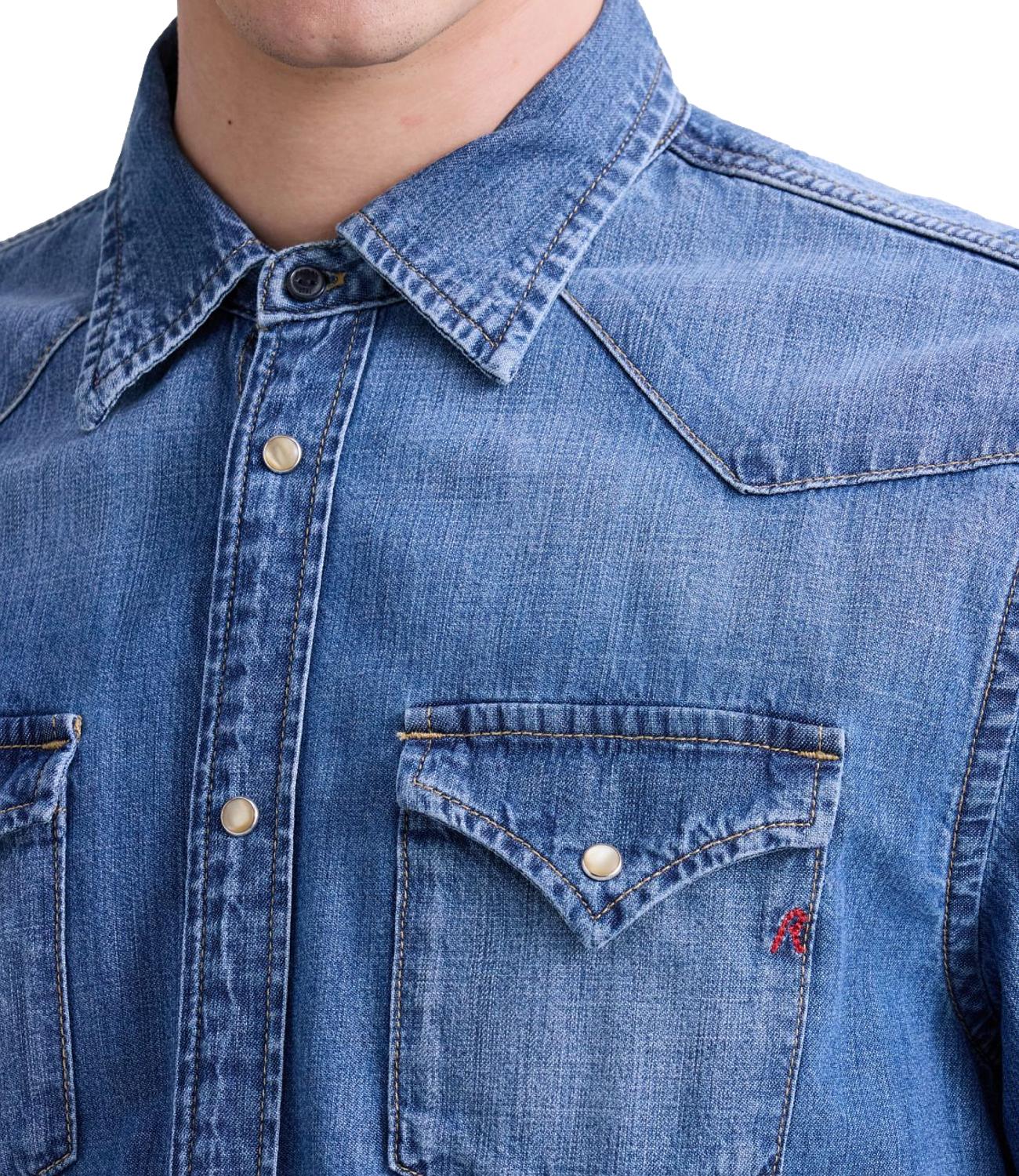 Replay Camicia Denim Uomo