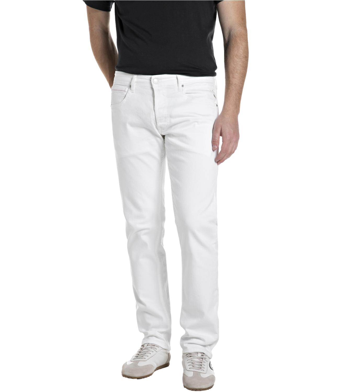 Jeans Replay GROVER bianco Uomo