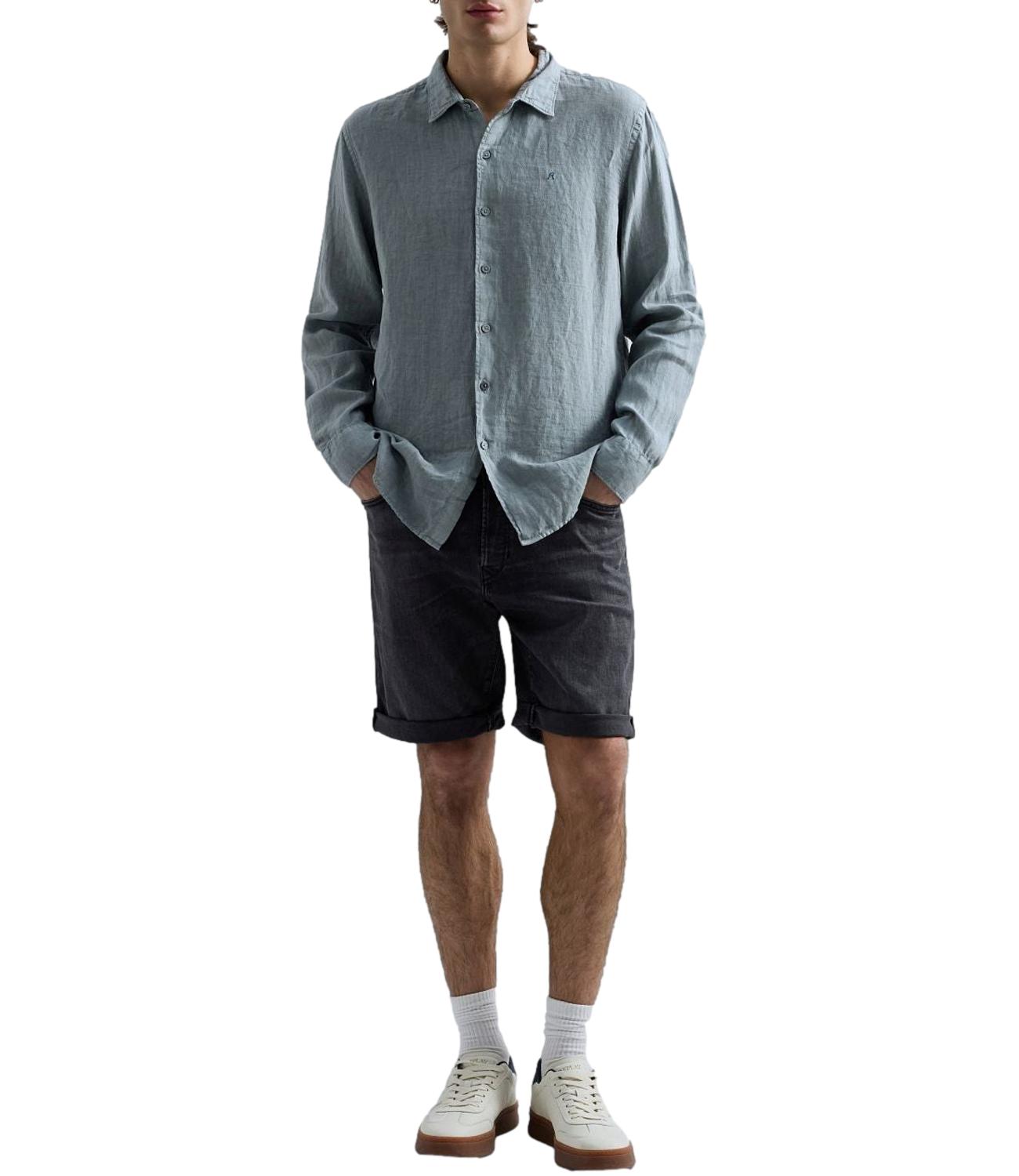 Bermuda Jeans RBJ.981 SHORT Replay Uomo Nero