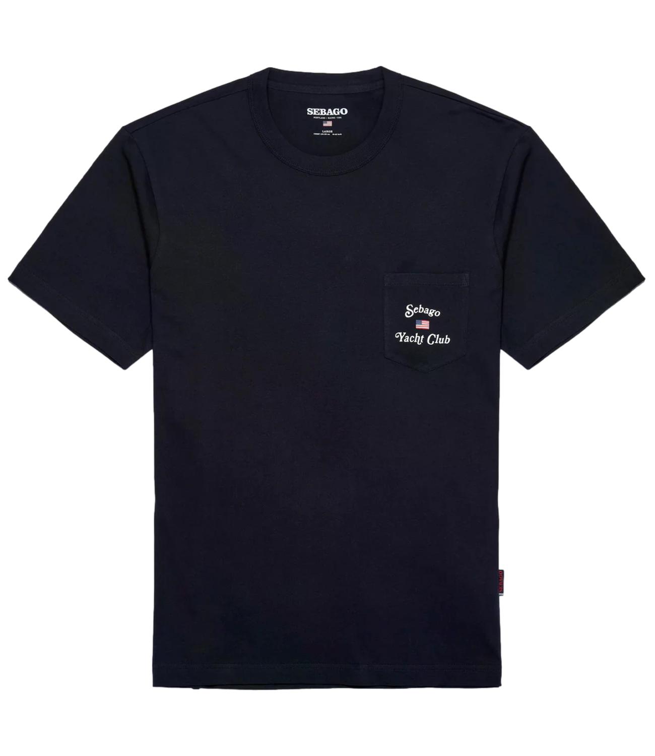 T-shirt Sebago HOWLAND blu maritime uomo