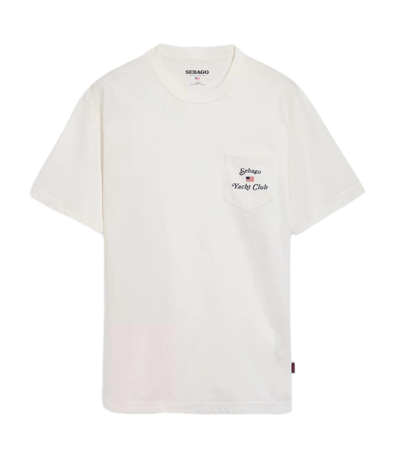 T-shirt Sebago HOWLAND bianca uomo