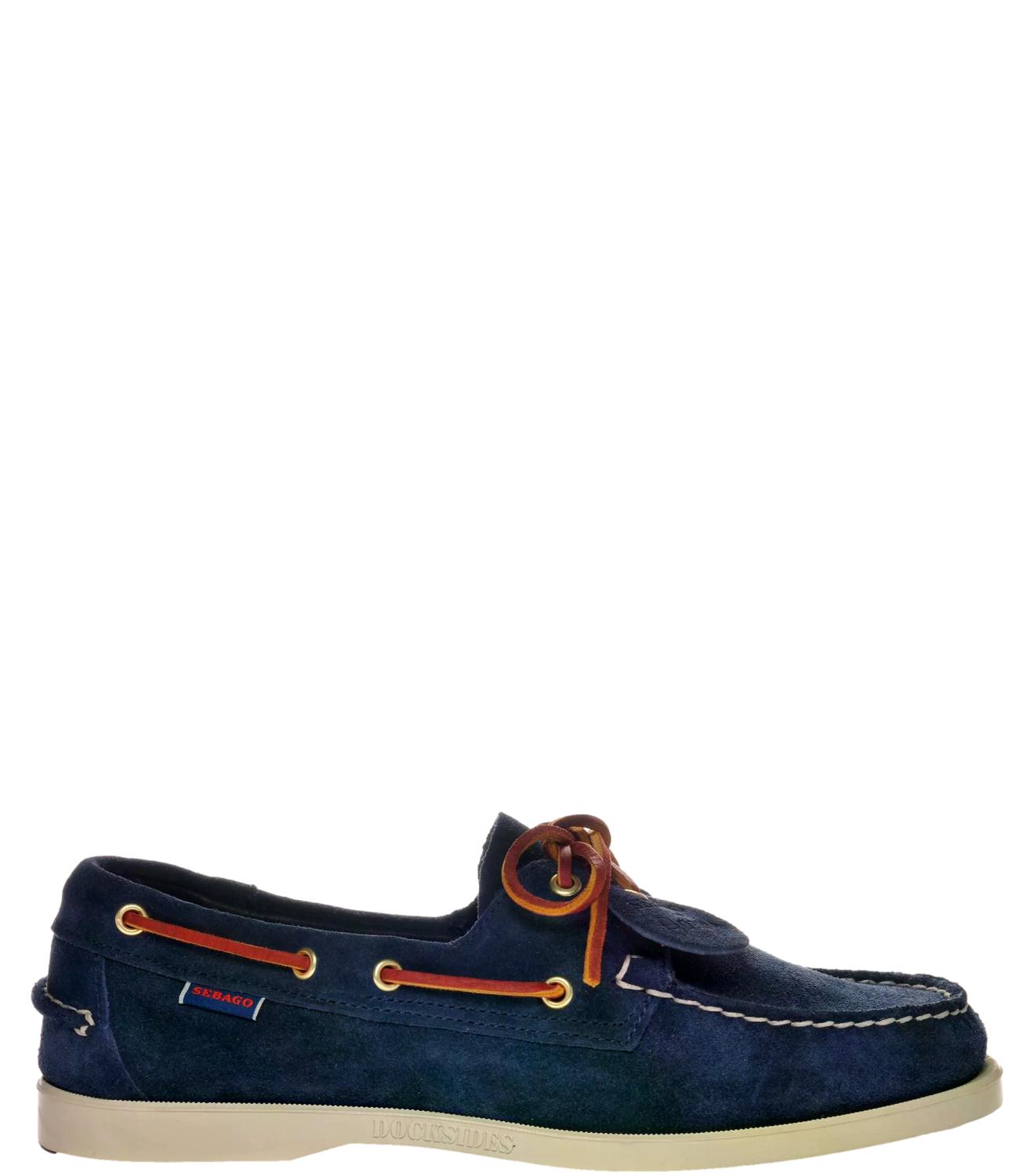 Mocassino Portland Artisan OX blu scamosciata