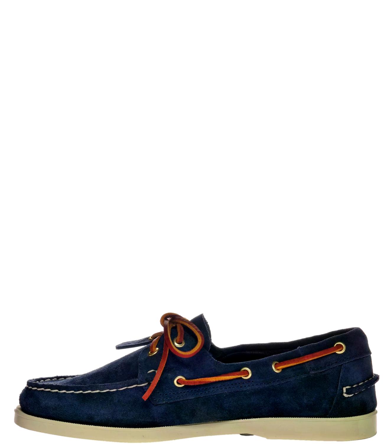 Mocassino Portland Artisan OX blu scamosciata