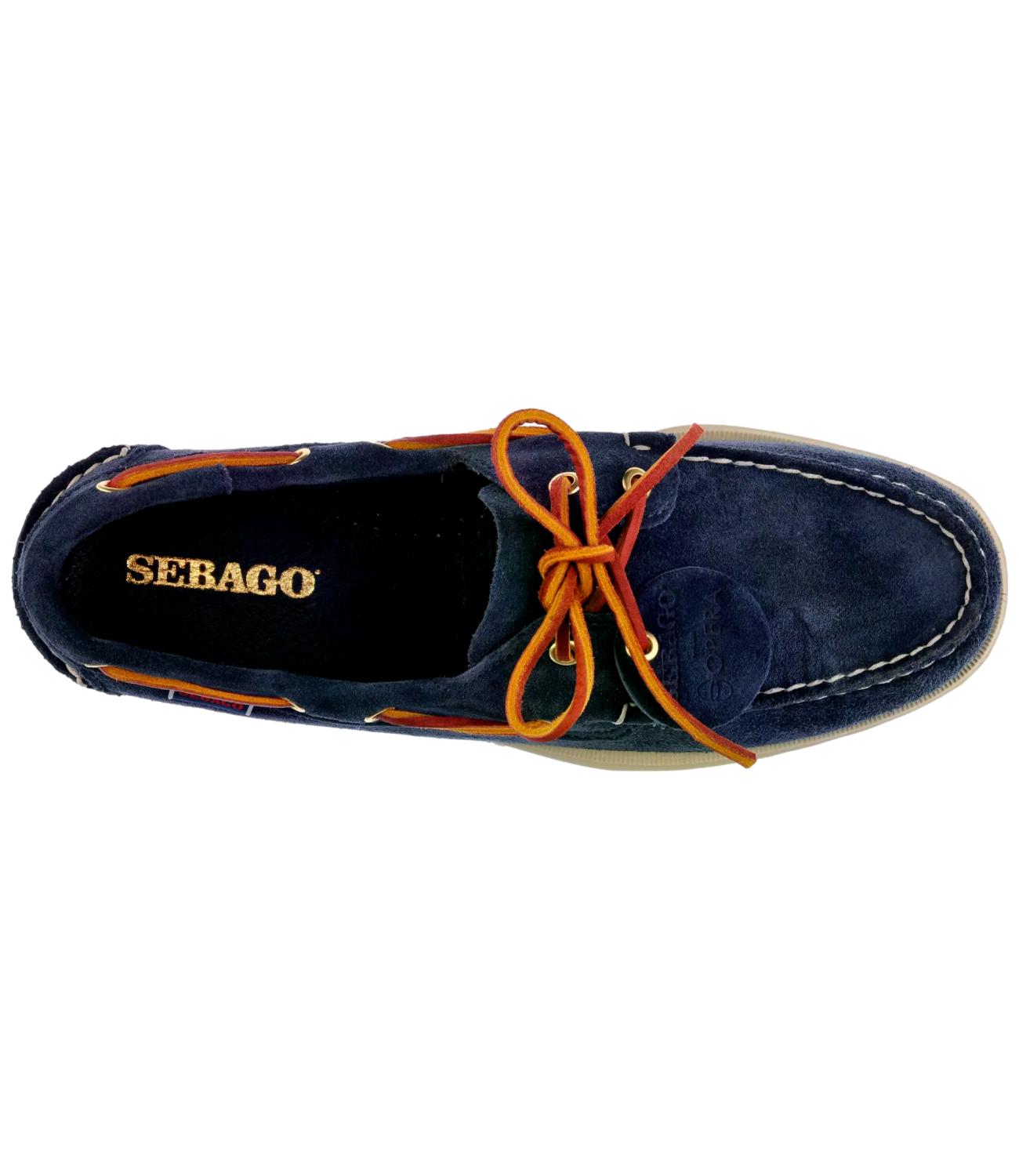 Mocassino Portland Artisan OX blu scamosciata