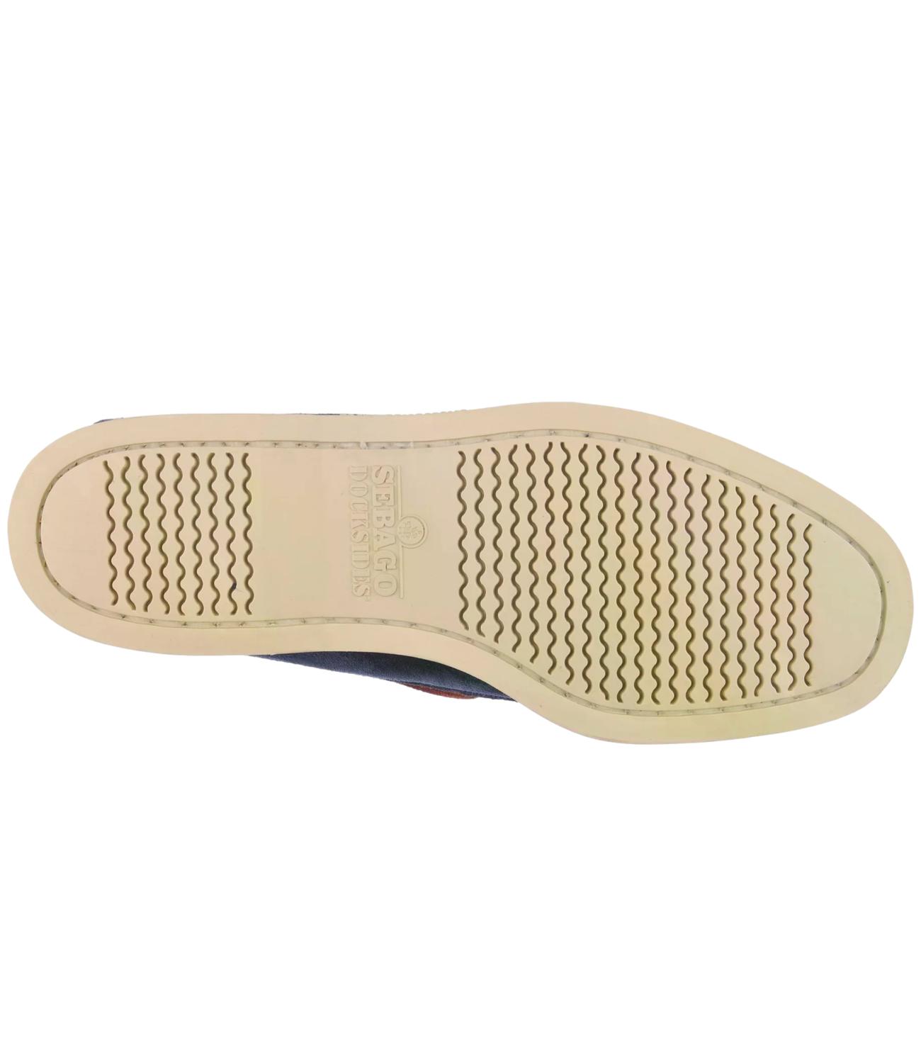 Mocassino Portland Artisan OX blu scamosciata