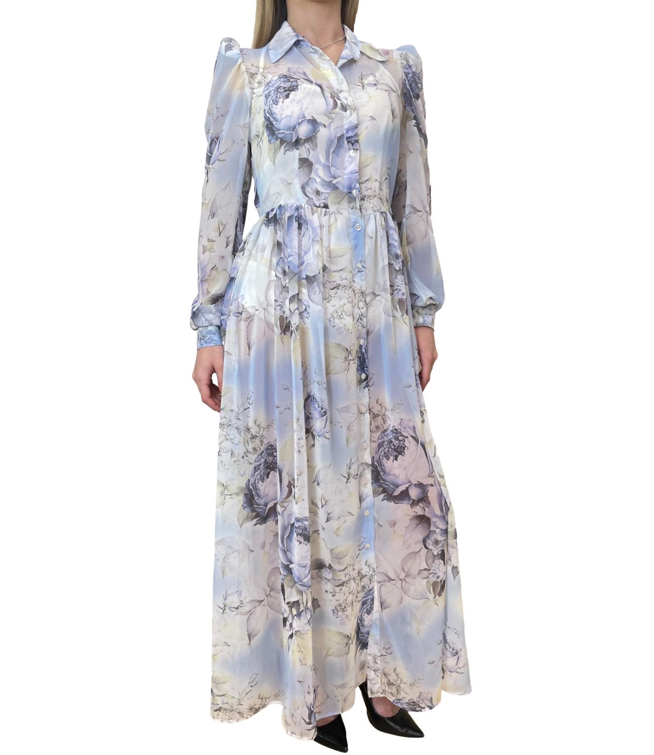 Silence Limited Abito Dahlia Chemy Sky Donna