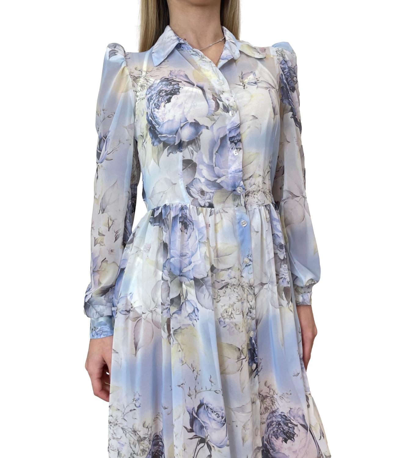 Silence Limited Abito Dahlia Chemy Sky Donna