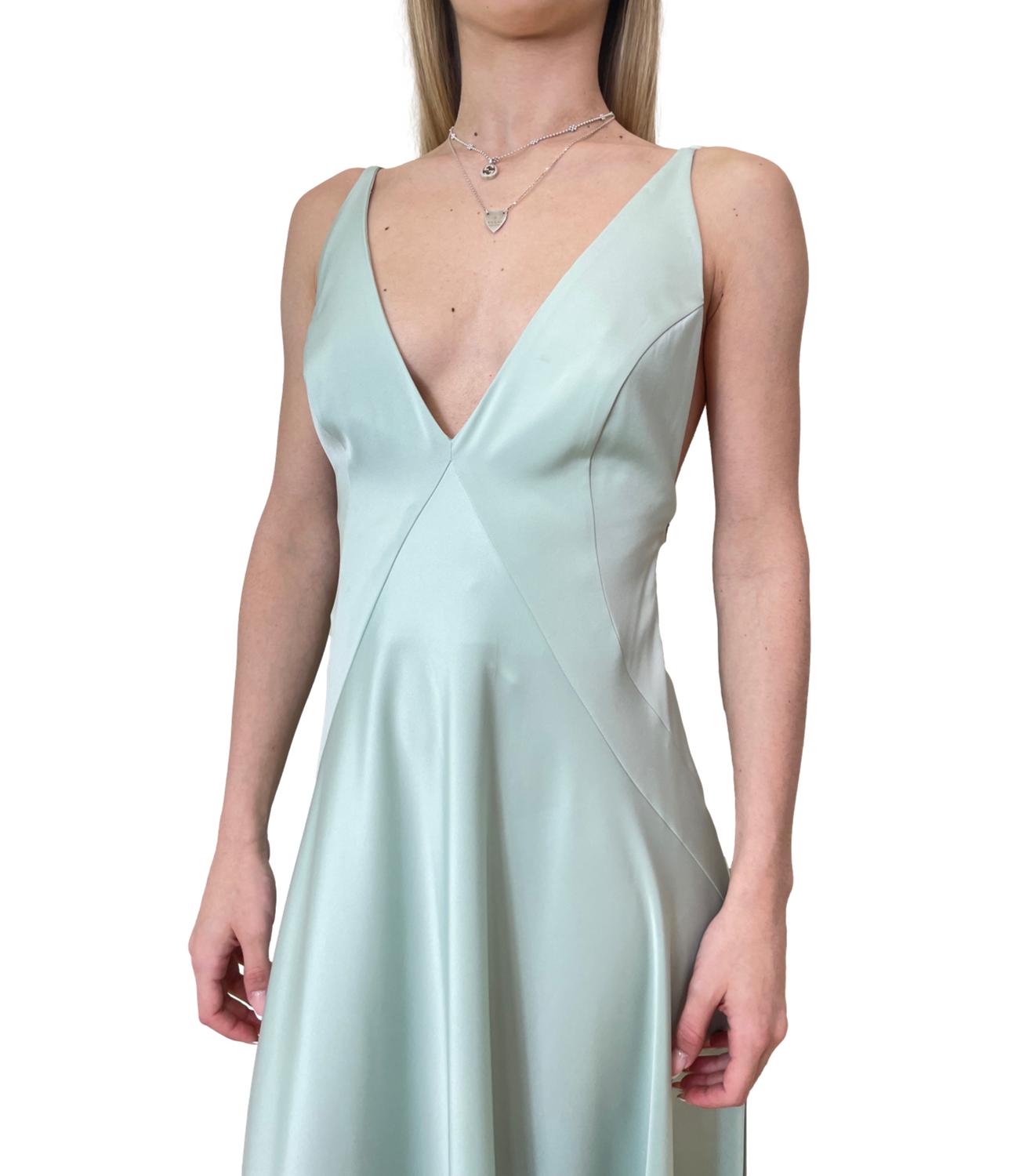 Silence Limited Abito Nicole Tropical Green Donna