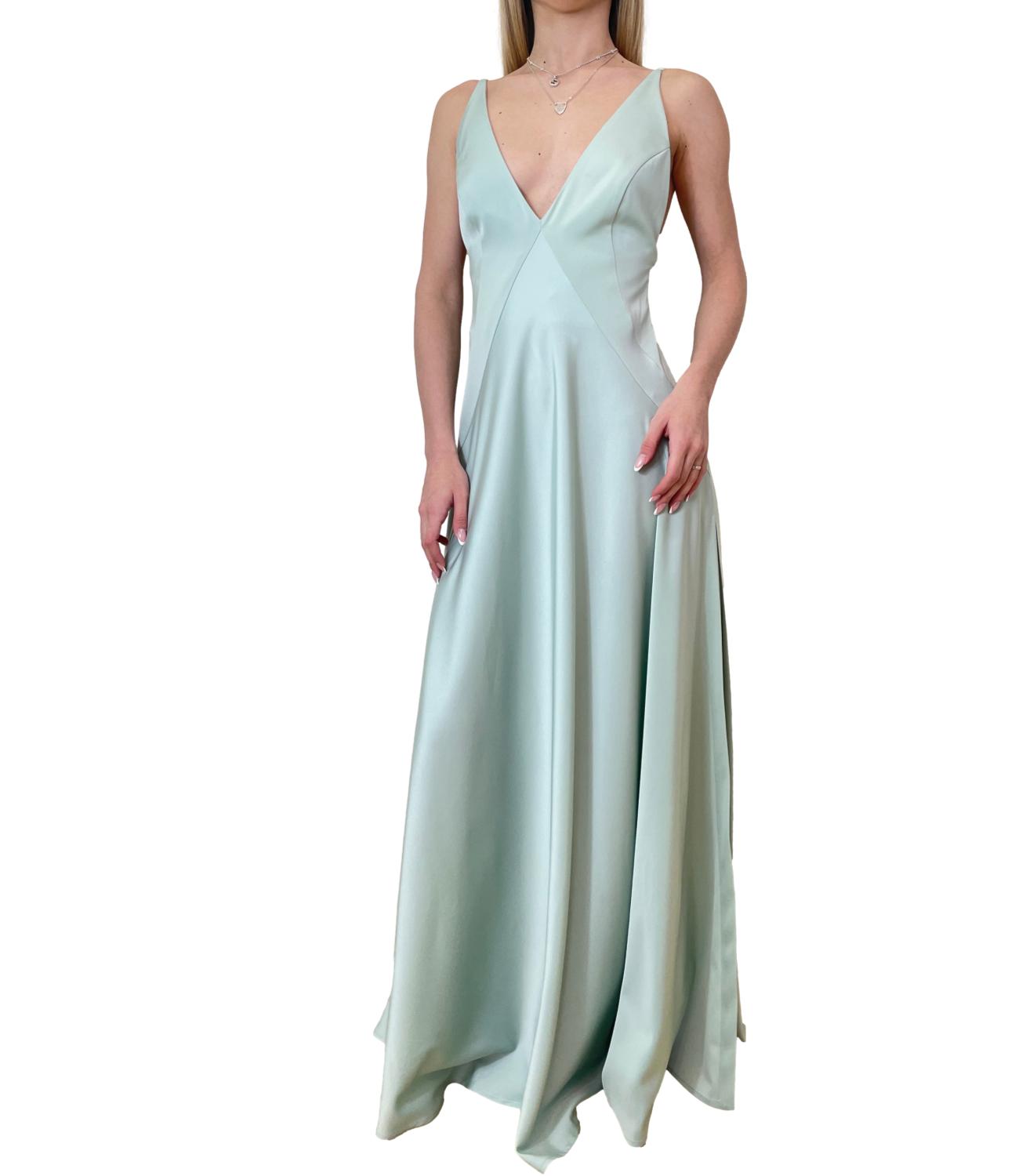 Silence Limited Abito Nicole Tropical Green Donna