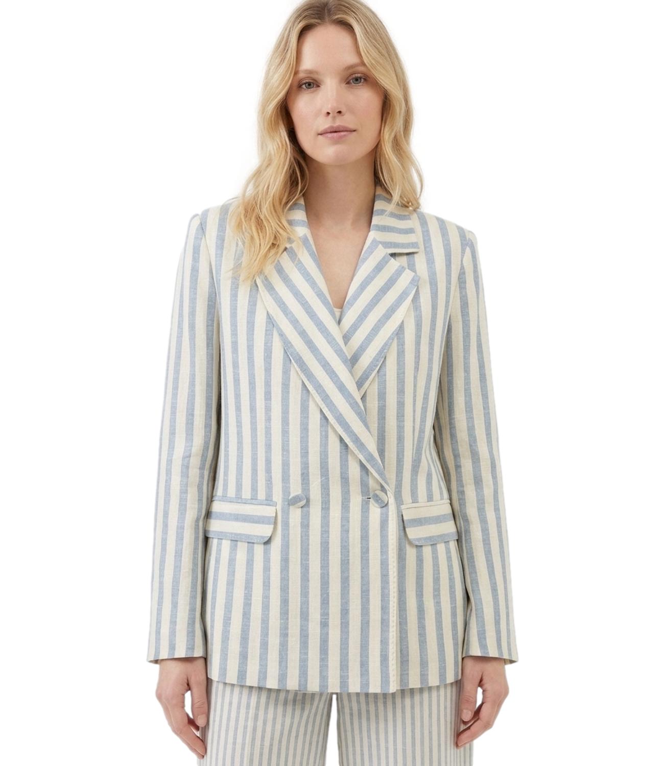 Silence limited Blazer Macro Blue Donna