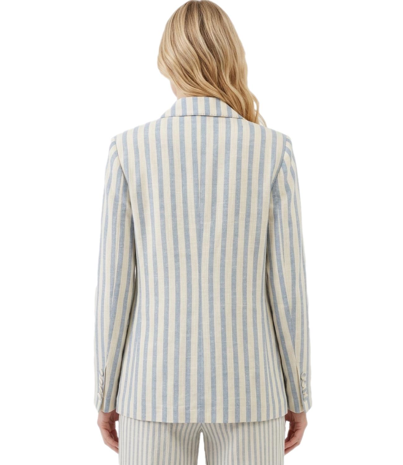 Silence limited Blazer Macro Blue Donna
