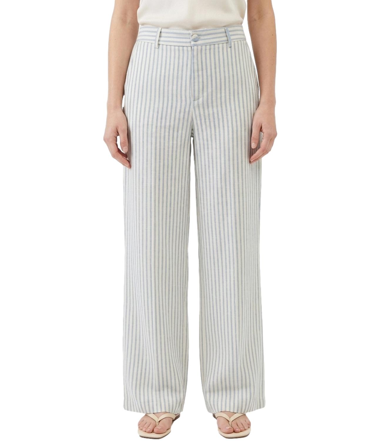 Silence Limited Pantalone Micro Blue Donna