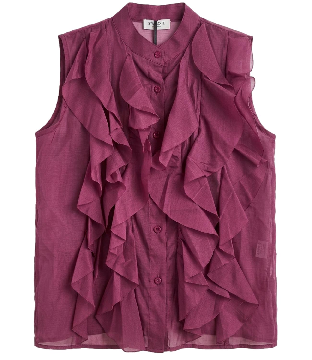 Studio It Canotta Bordeaux Donna