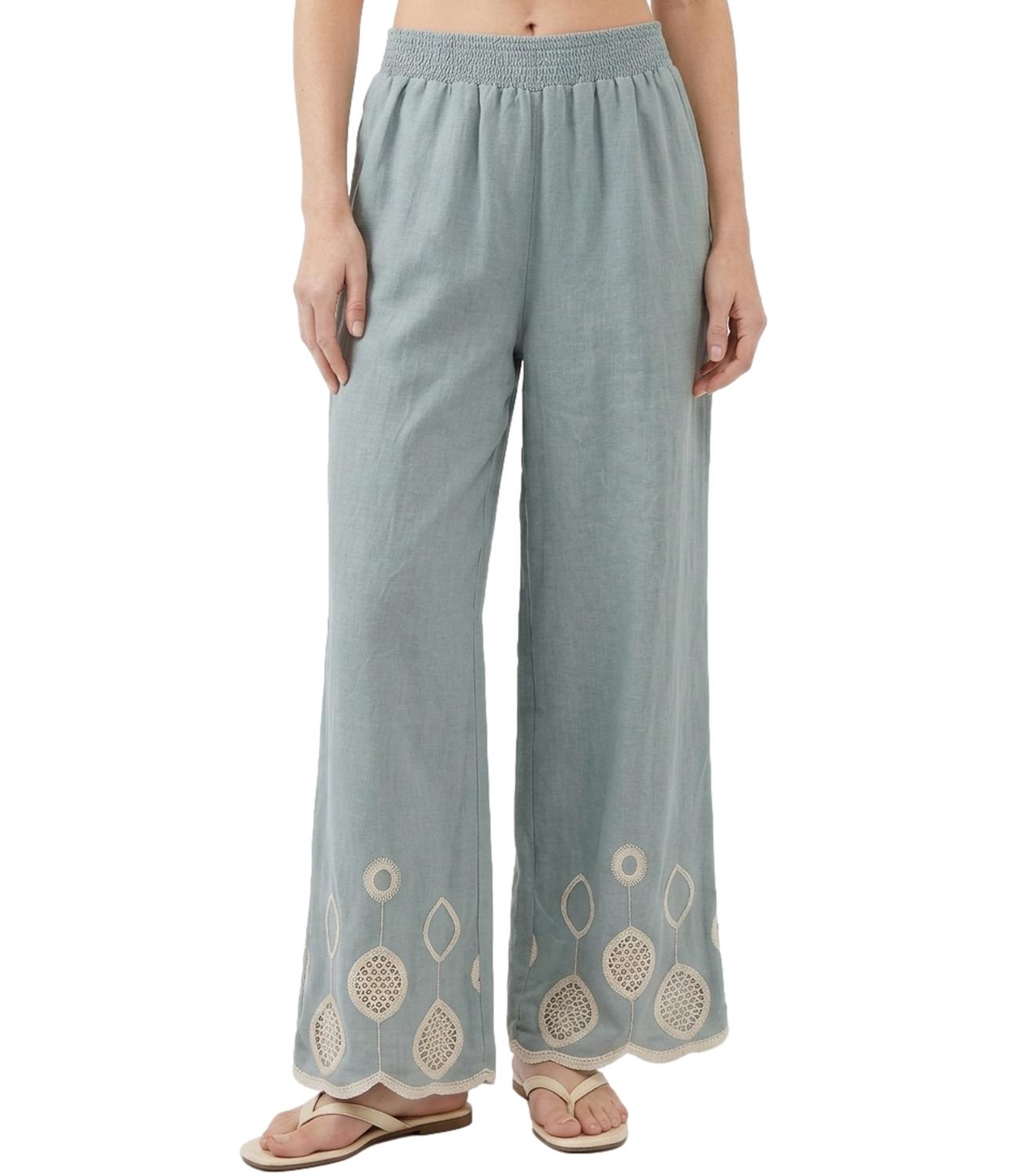 Studio It Pantalone Verde Donna