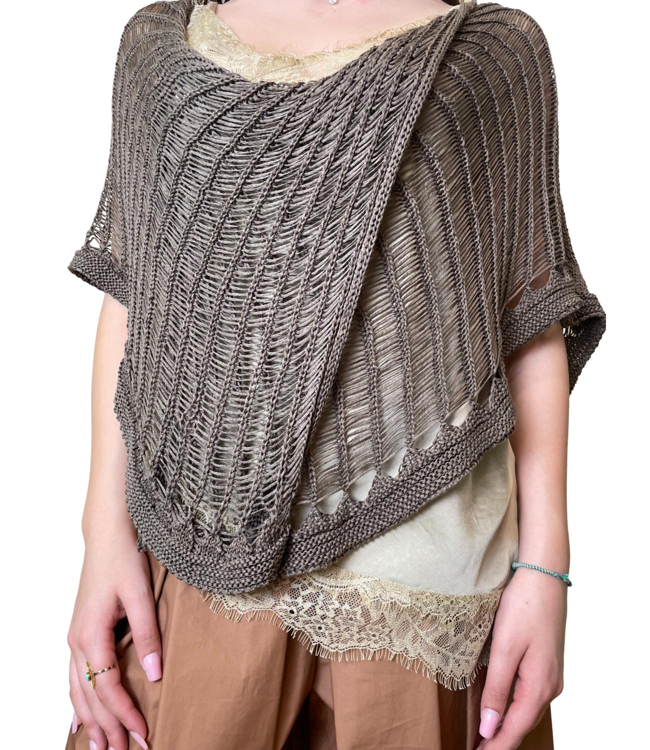 Studio It Poncho Moro Donna