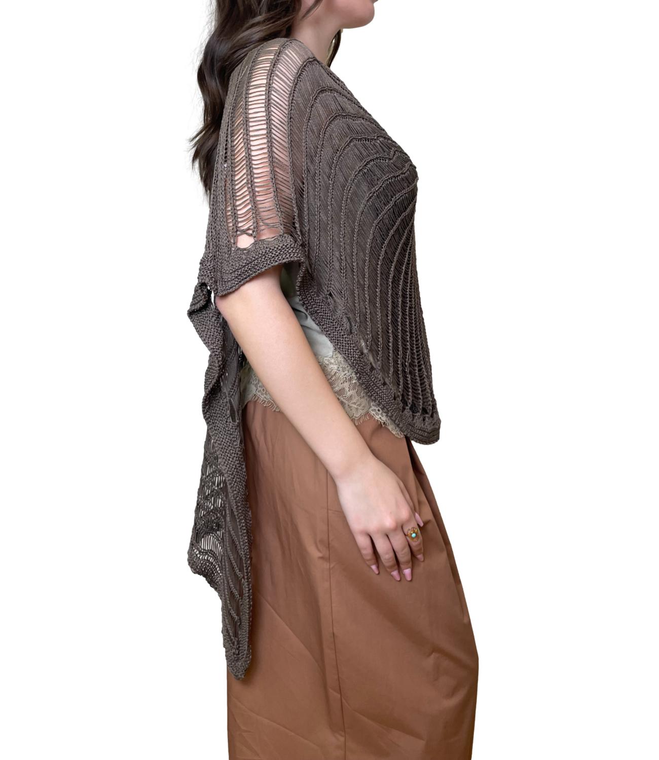 Studio It Poncho Moro Donna