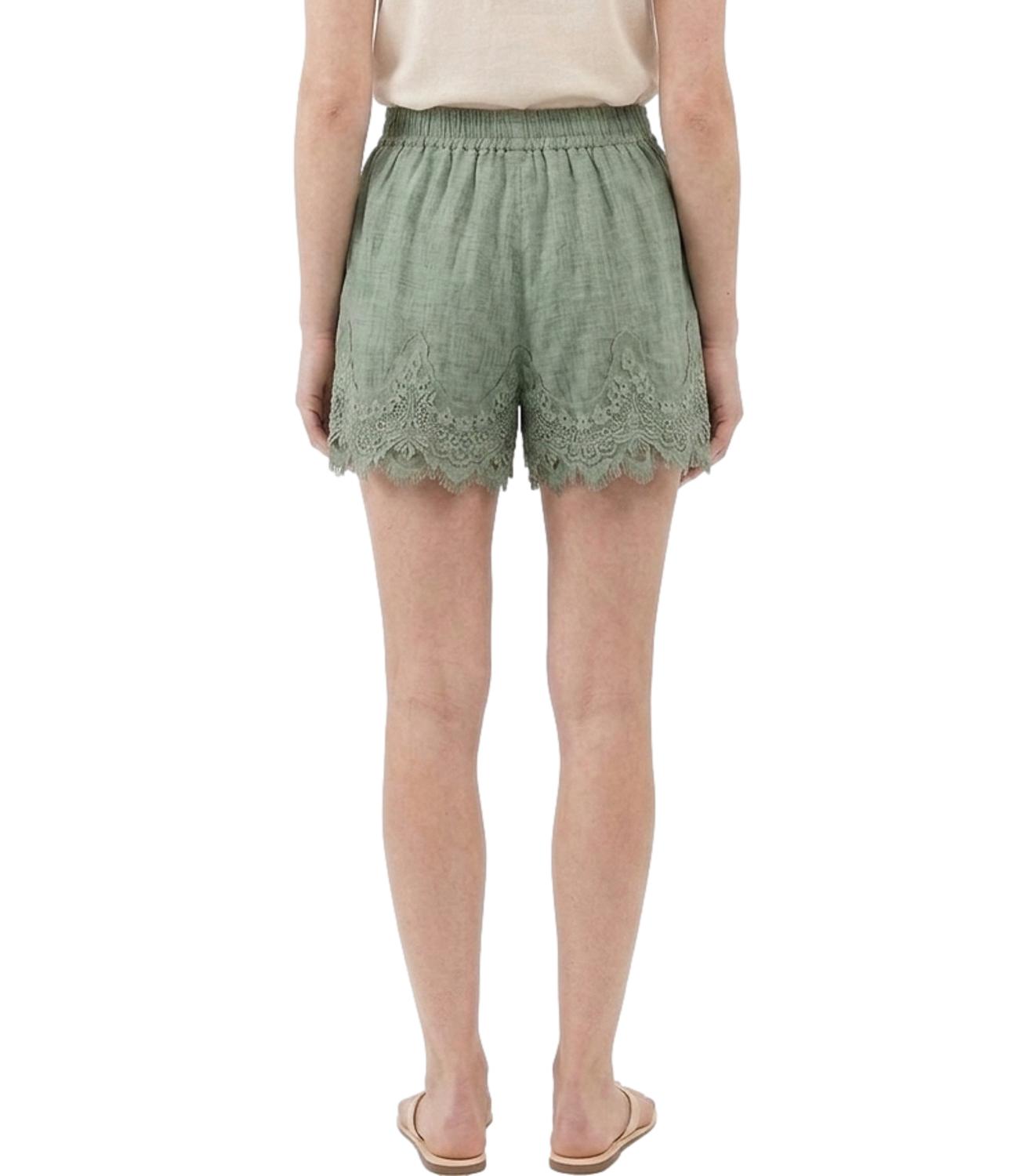Studio It Short Pizzo Verde Donna