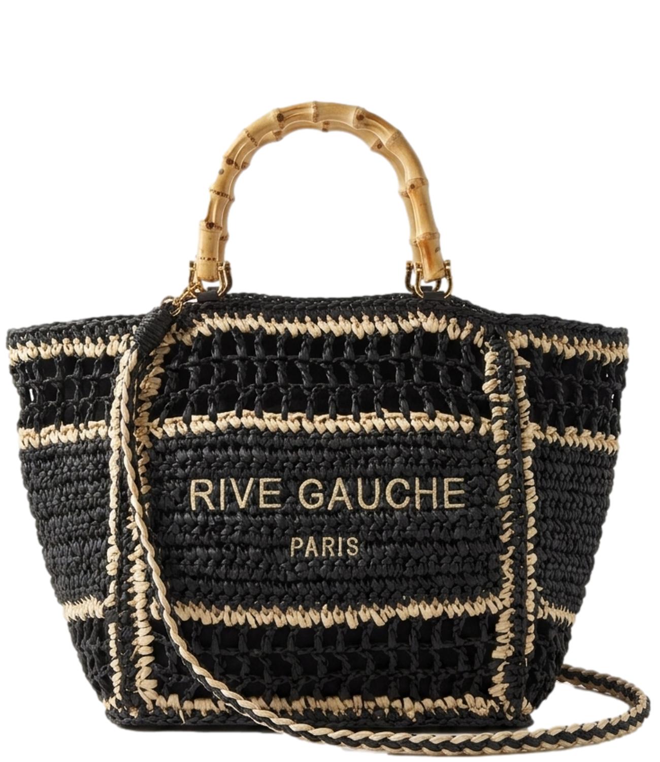 Studio It Borsa Rafia Nera Donna