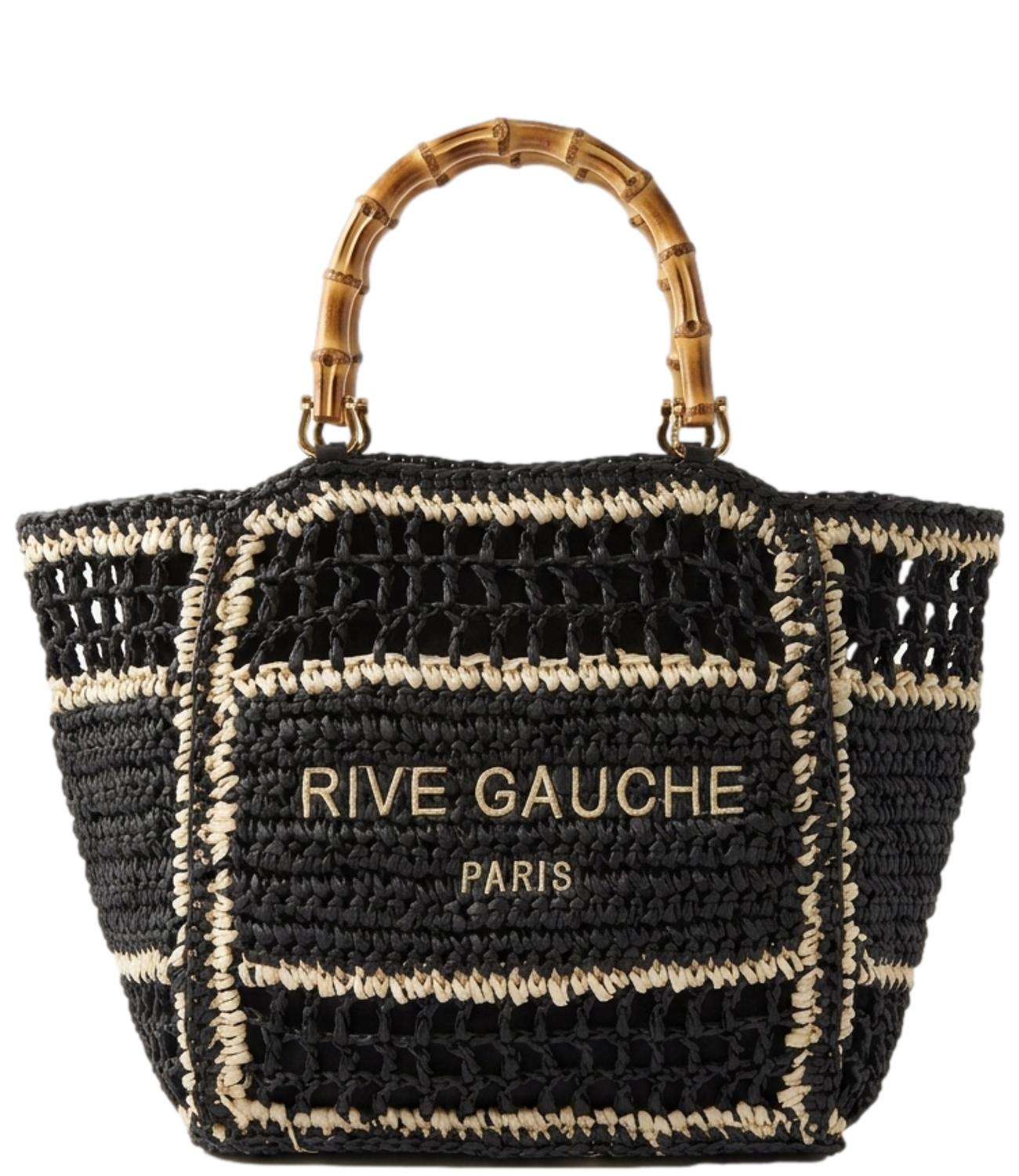Studio It Borsa Rafia Nera Donna