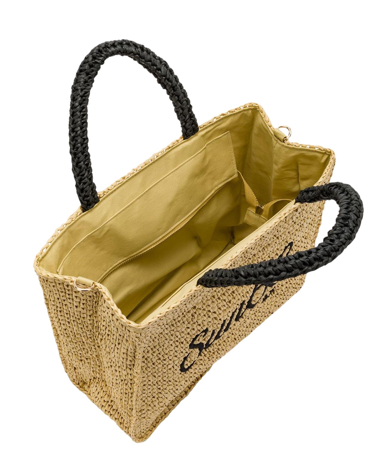 Sun68 Borsa Cali Rafia Beige Donna