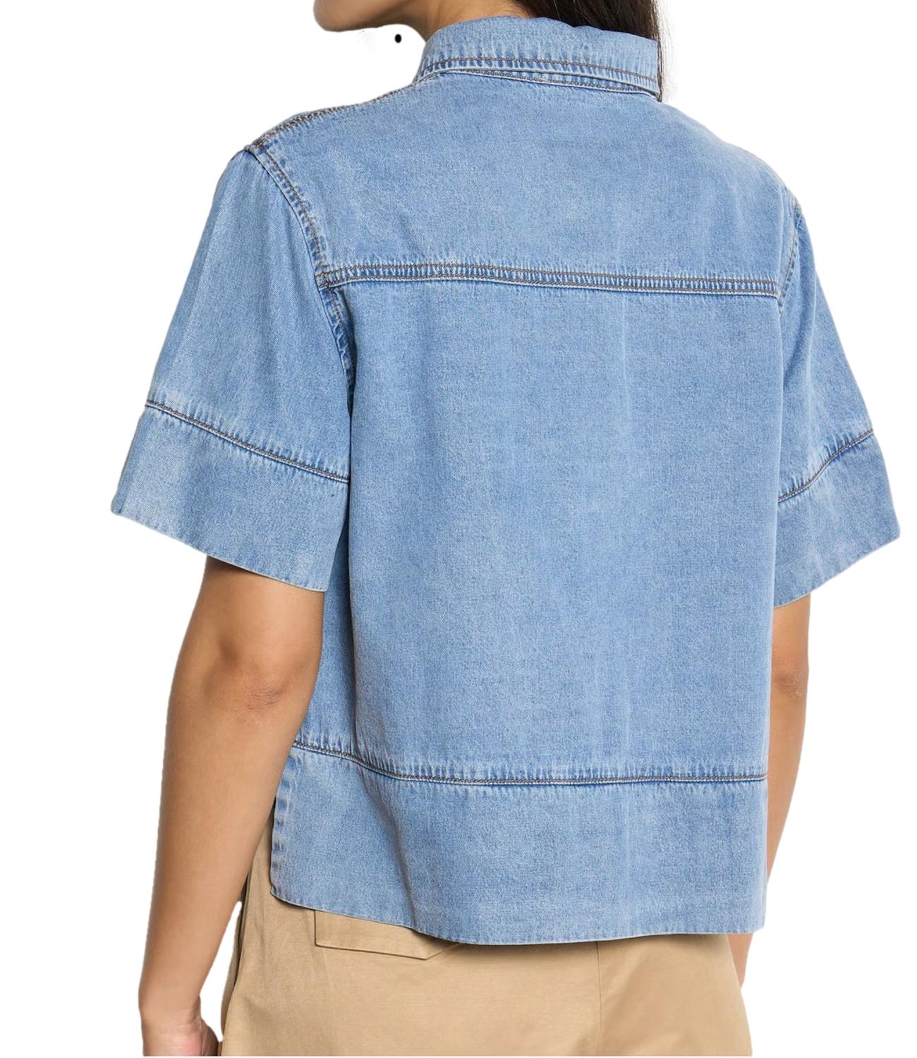 Suncoo Camicia Laika Denim Chiaro Donna