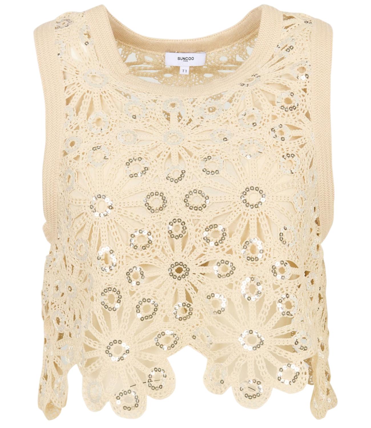 Suncoo Blusa Lois Beige Donna