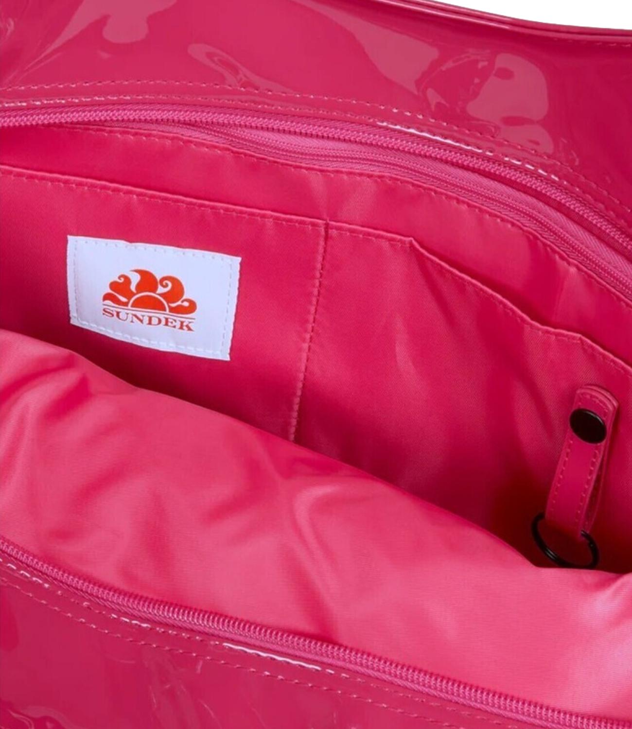 Borsa Chel bag rosa fuxia lucida