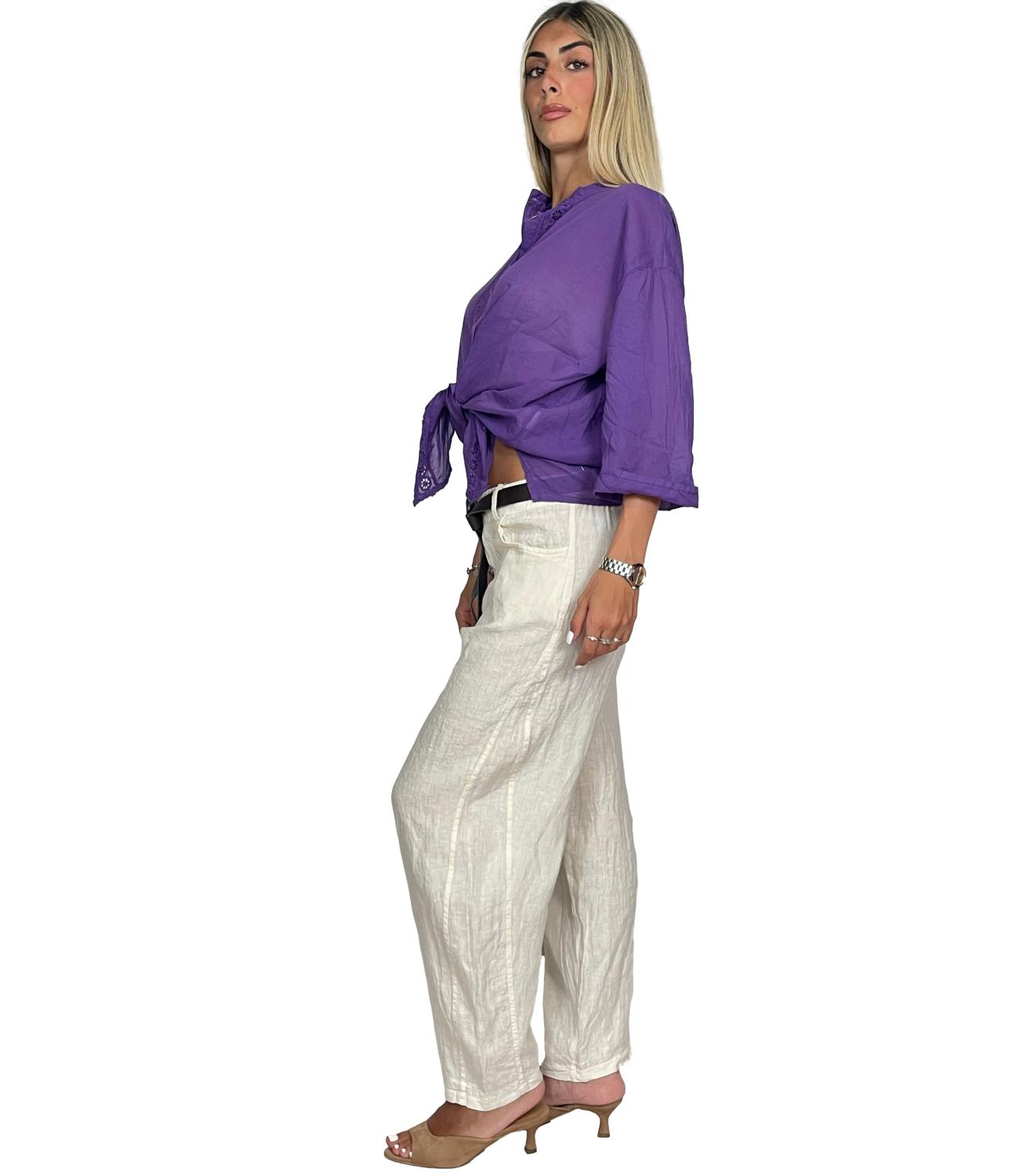Susy Mix Pantalone Latte Donna
