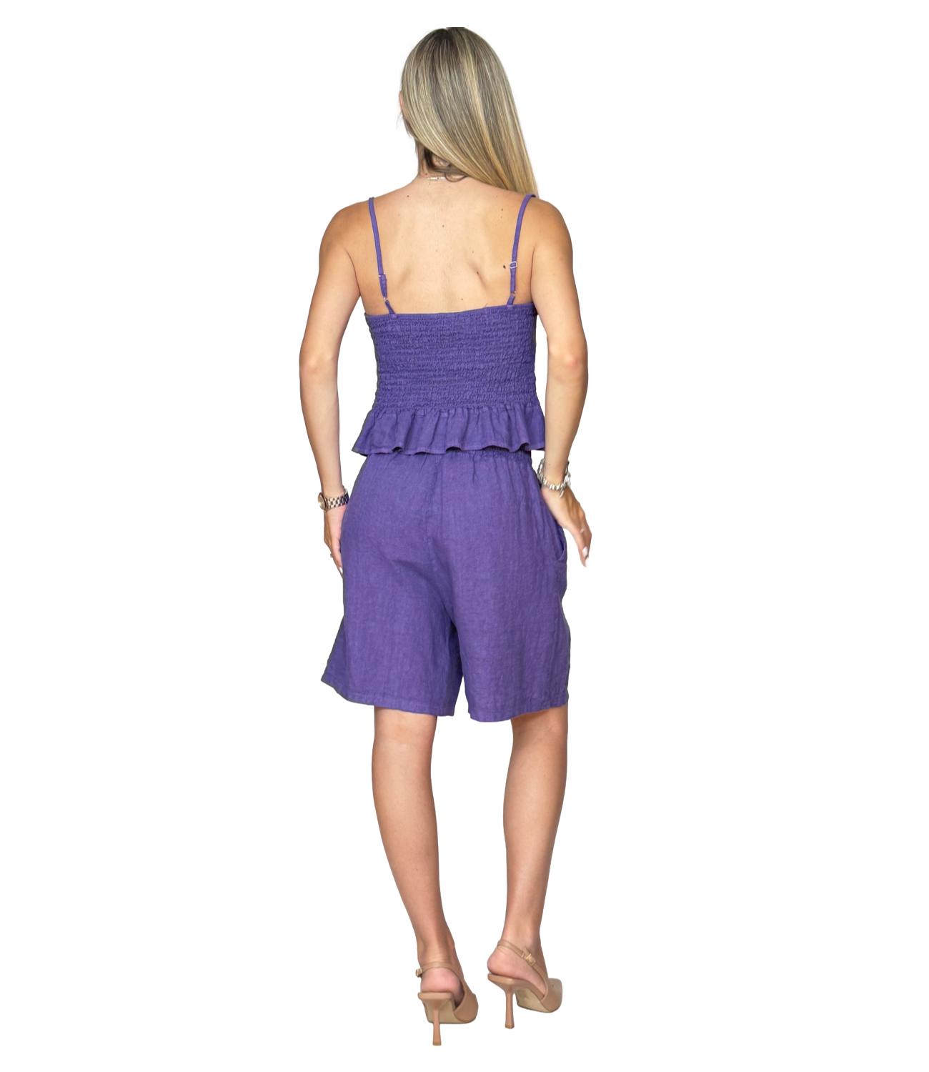 Susy Mix Bermuda Viola Donna