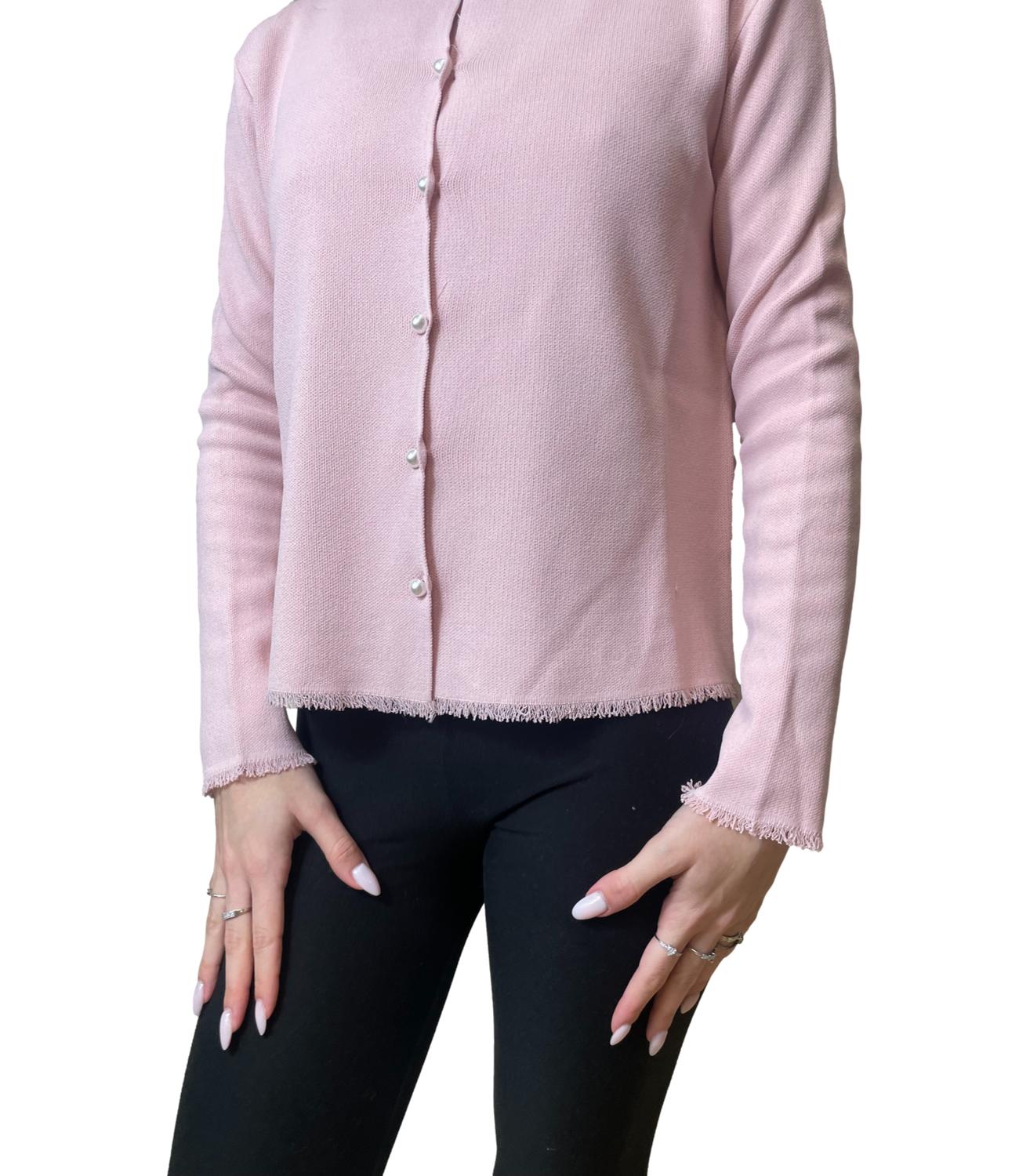 Susy Mix Cardigan Rosa Donna