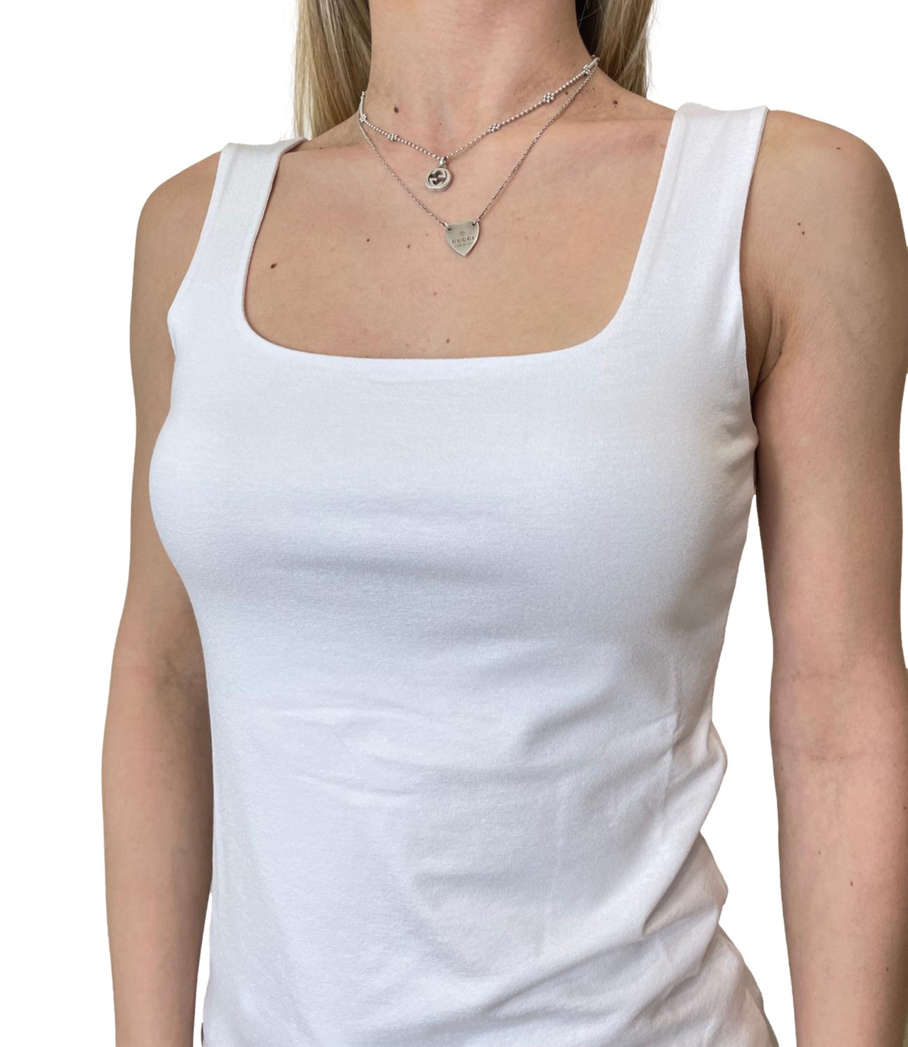 Susy Mix Canotta Latte Donna