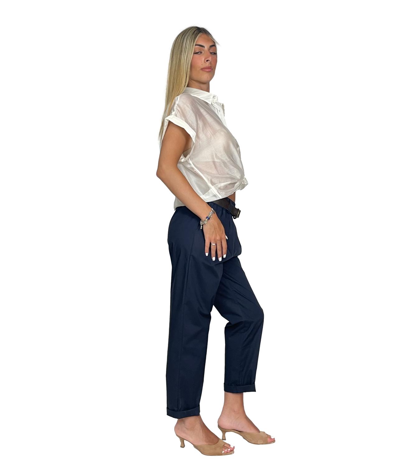 Susy Mix Camicia C/tasca Latte Donna