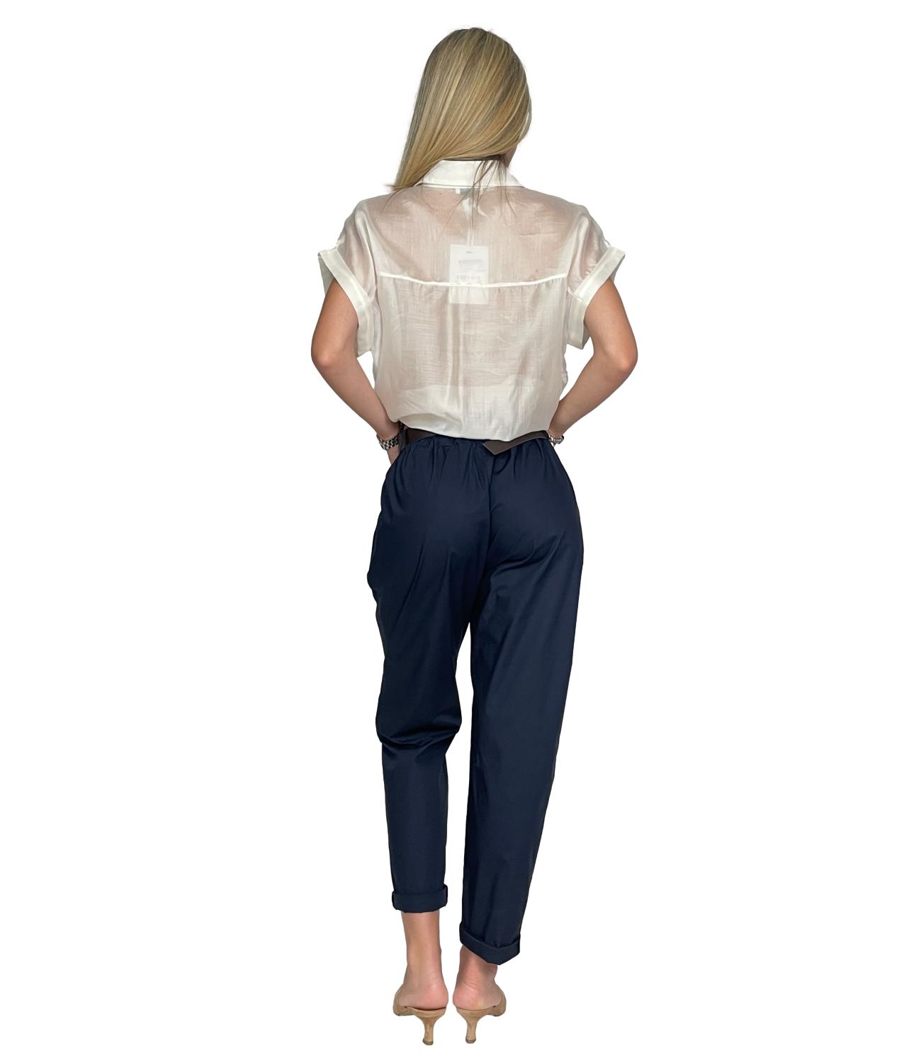 Susy Mix Camicia C/tasca Latte Donna